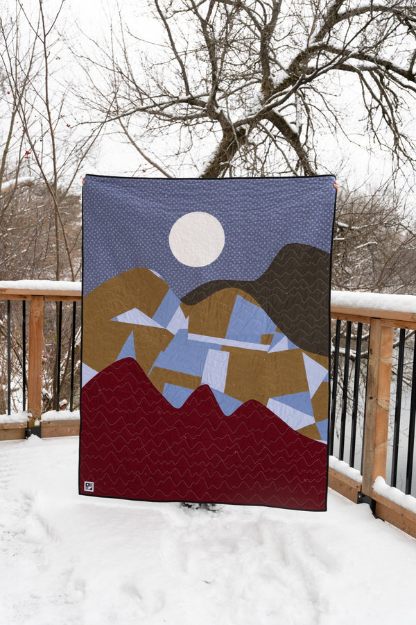 Throw blanket Appalaches pattern | 4 color options