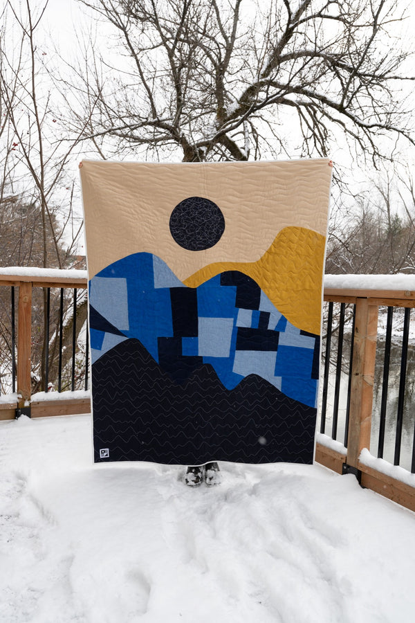 Throw blanket Appalaches pattern | 4 color options