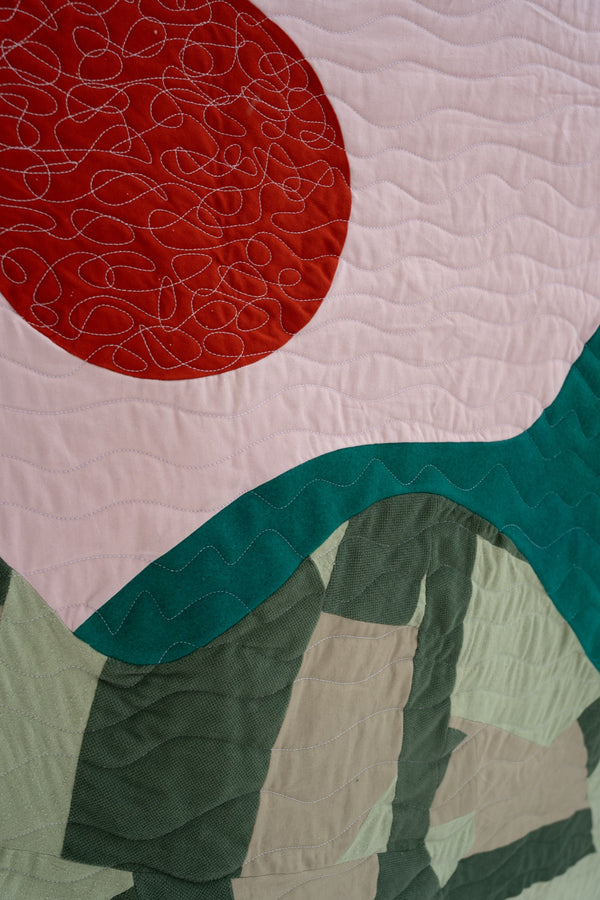 Throw blanket Appalaches pattern | 4 color options
