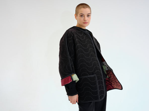 Manteau NOREN sur mesure - Collaboration avec ODEYALO