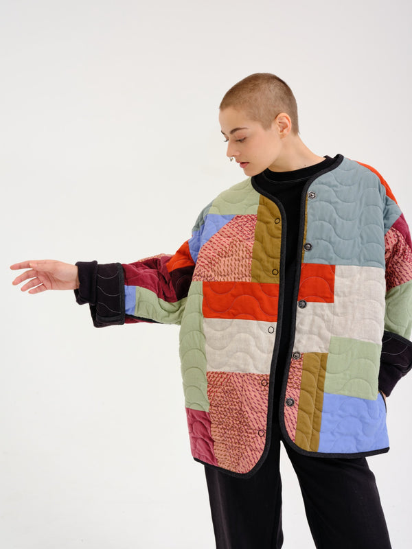 Manteau NOREN sur mesure - Collaboration avec ODEYALO