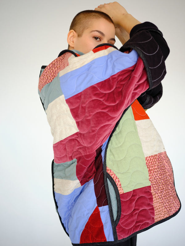 Manteau NOREN sur mesure - Collaboration avec ODEYALO