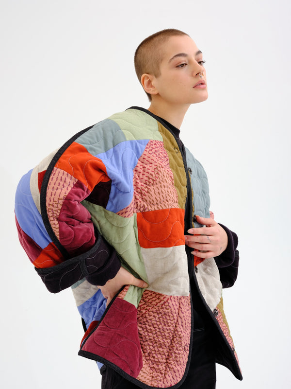 Manteau NOREN sur mesure - Collaboration avec ODEYALO