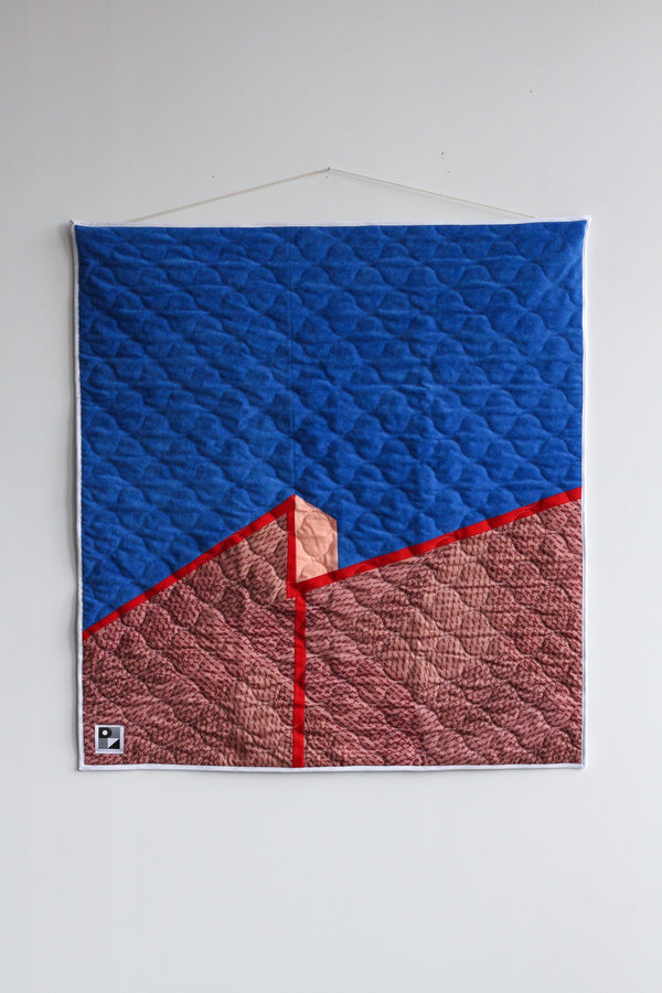 Wall quilt and crib model Inconnu et le mur | 3 color options