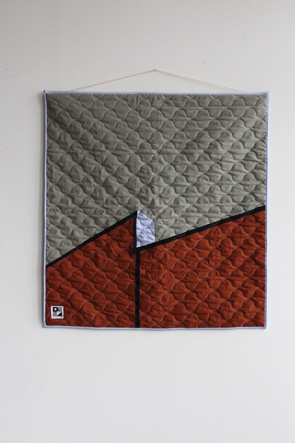 Wall quilt and crib model Inconnu et le mur | 3 color options