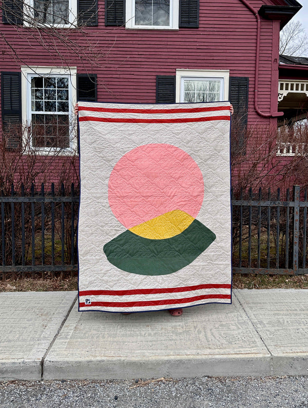Blanket throw model Présence circulaire | 4 color options