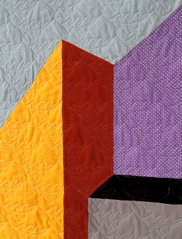 Wall hanging and crib blanket model Rue de l'Église | 4 color options