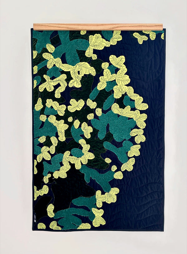 Courtepointe murale "Boréal"