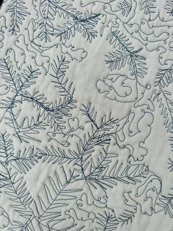 Courtepointe murale "Boréal"