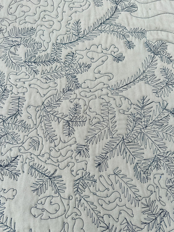 Courtepointe murale "Boréal"