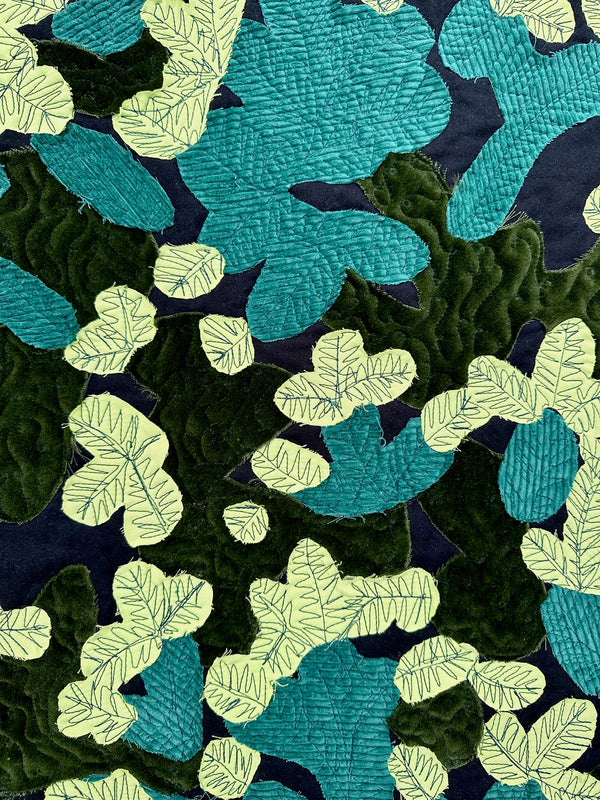 Courtepointe murale "Boréal"