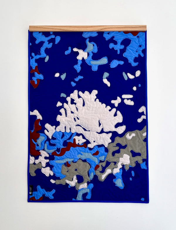 Wall quilt "Lichen"