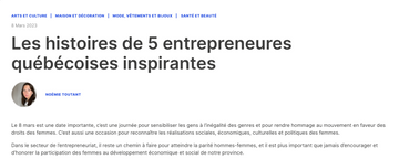 LE PANIER BLEU : Les histoires de 5 entrepreneures québécoises inspirantes