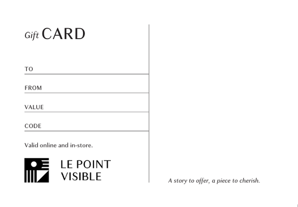 Le point visible gift card