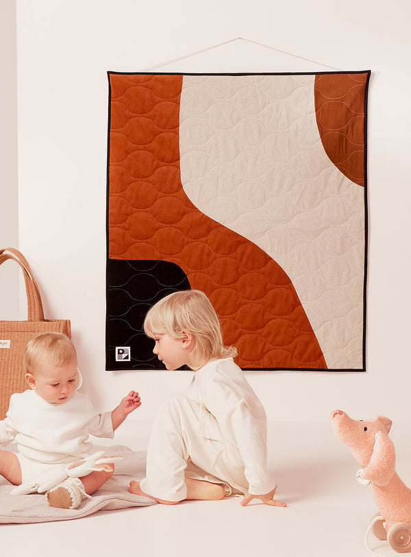Wall quilt and crib model Beaubien | 3 color options