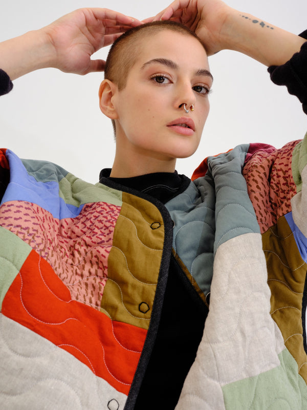 Manteau NOREN sur mesure - Collaboration avec ODEYALO