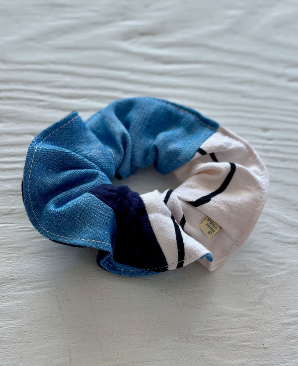 Upcycled hair scrunchie