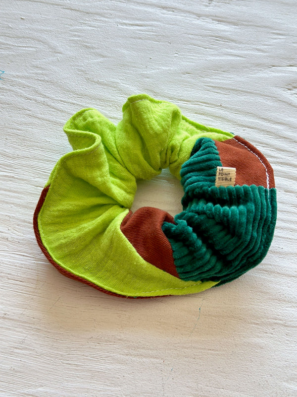 Upcycled hair scrunchie