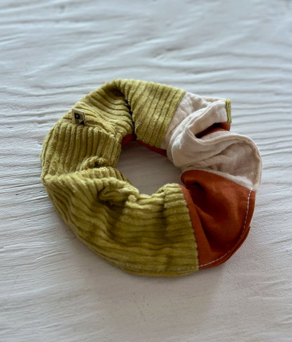 Upcycled hair scrunchie