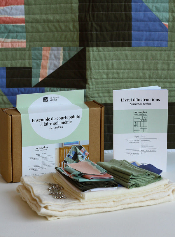 Baby comforter - Do-It-Yourself (DIY) quilt kit