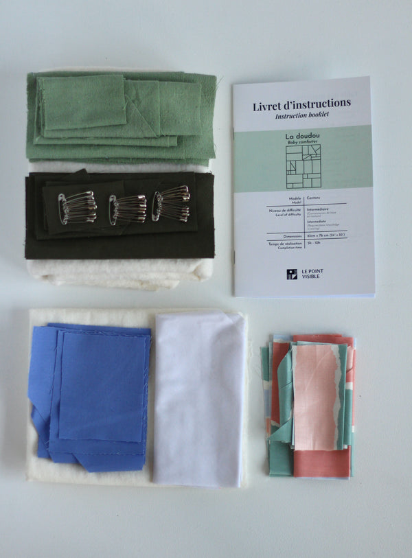 Baby comforter - Do-It-Yourself (DIY) quilt kit