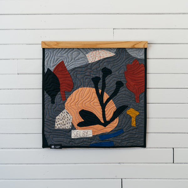 Wall Quilt 'Parcelles' - Collaboration with Isabelle Arsenault