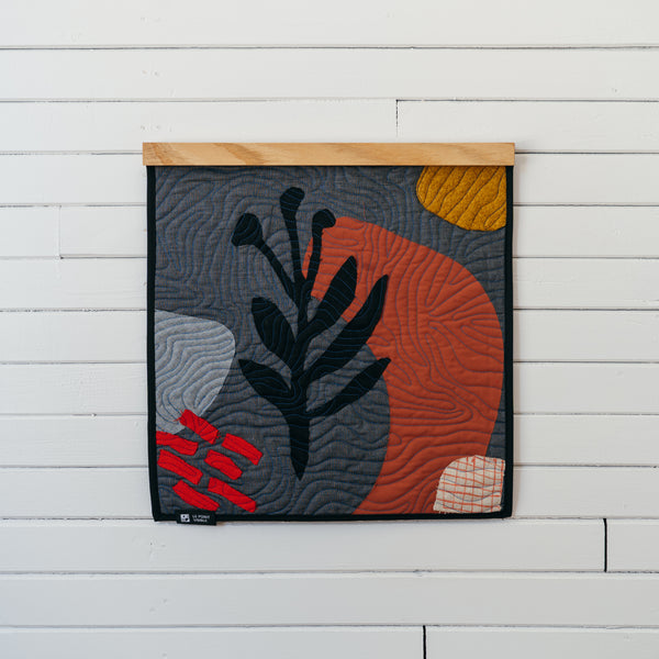 Wall Quilt 'Parcelles' - Collaboration with Isabelle Arsenault