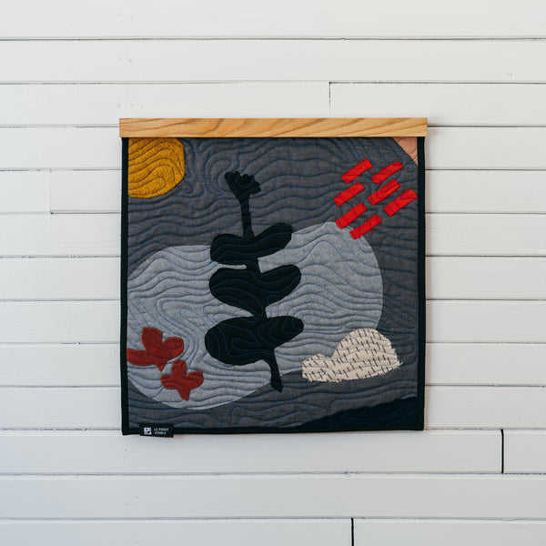 Wall Quilt 'Parcelles' - Collaboration with Isabelle Arsenault