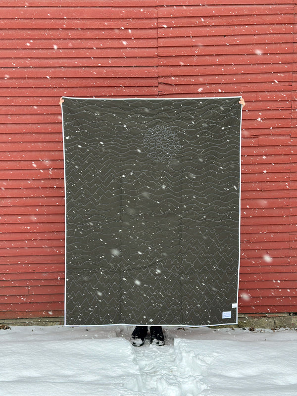 Couverture jeté modèle Appalaches | 4 options de couleur