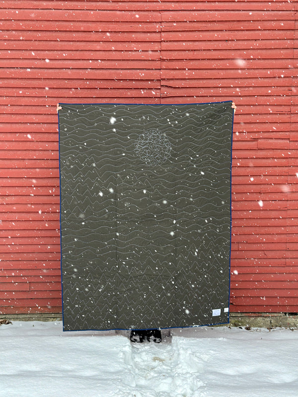 Couverture jeté modèle Appalaches | 4 options de couleur