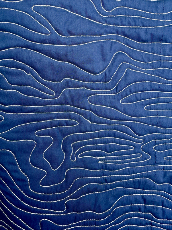 Wall quilt "Reflets"
