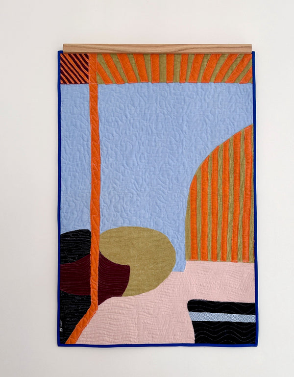 Wall quilt "Intérieur"
