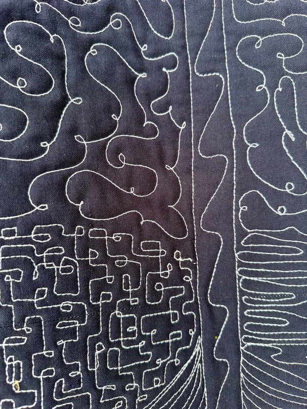 Wall quilt "Intérieur"