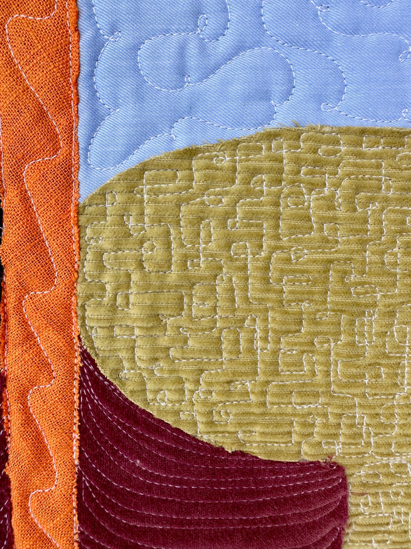 Wall quilt "Intérieur"