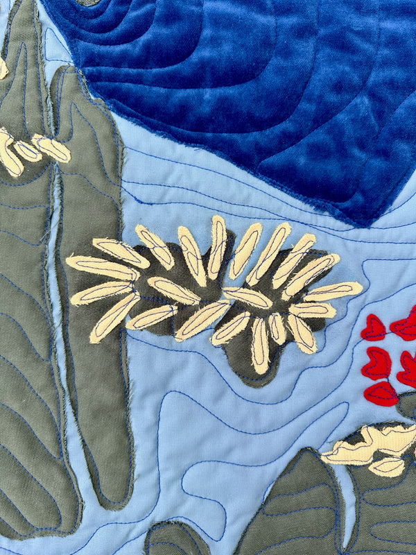 Wall quilt "Composition"