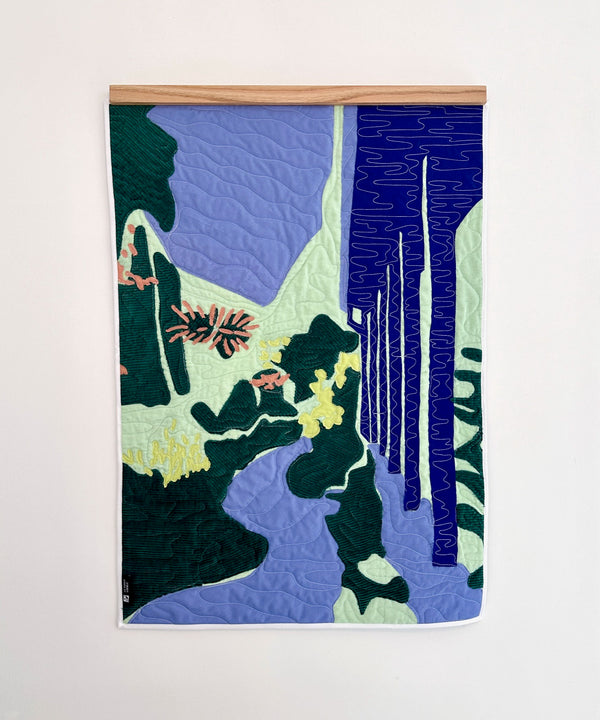 Wall quilt "Composition"