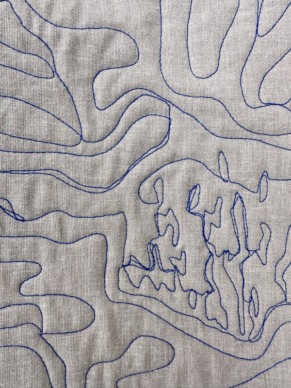 Wall quilt "Composition"