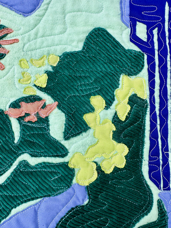 Wall quilt "Composition"