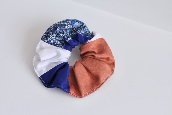 Upcycled hair scrunchie