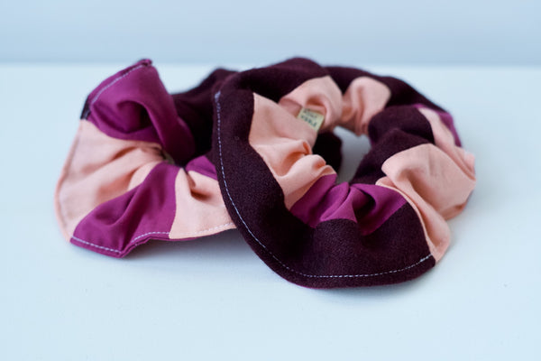 Upcycled hair scrunchie