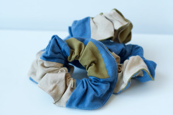 Upcycled hair scrunchie