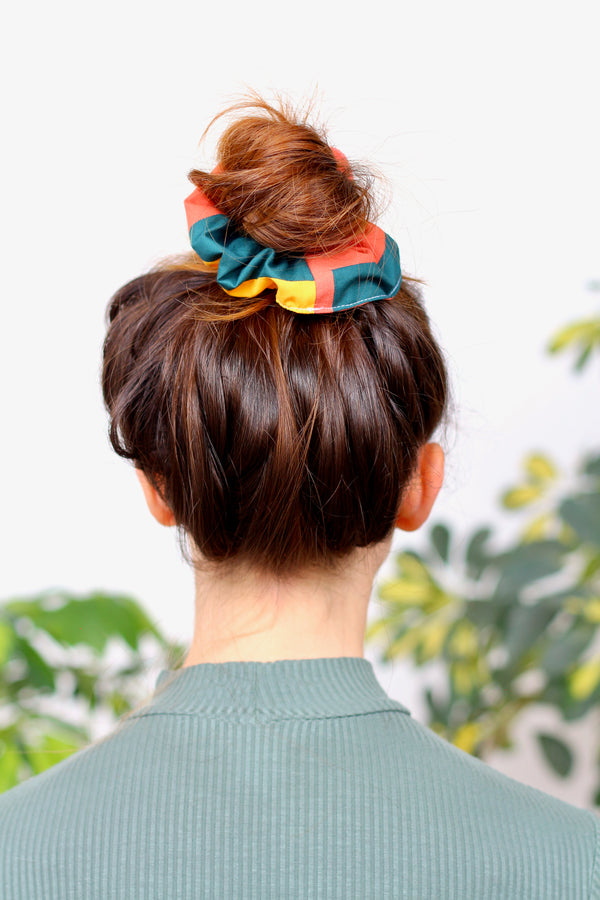 Upcycled hair scrunchie