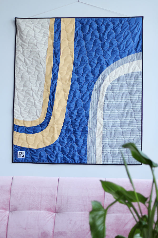 Child blanket and wall hanging - Passage design